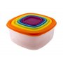 LAMART LT6029 Set plastičnih posuda 6 kom RAINBOW - slika 1