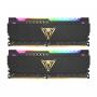 PATRIOT DDR4 64GB 2x32GB 3600MHZ Patriot Vipe Steel RGB BLACK Dual Channel PVSR464G360C0K - slika 1