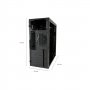 LC POWER Midi Tower 7039B-ON 2xUSB3.0/ 2xUSB2.0 HD Audio Black - slika 2