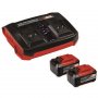 EINHELL 2x 5,2Ah & Twincharger Starter set - slika 1