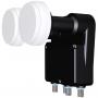 GEMBIRD LNB IDLB-QUDM21-MNOO6-8PP ,Monoblock 2 satelita na 4 prijemnika,raspon 6,sum 0.2dB 39506 - slika 1