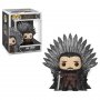 FUNKO Game of Thrones POP! Deluxe - Jon Snow Sitting on Iron Throne - slika 1