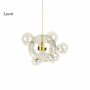 LUNA 197 LUSTER LED 14W 3000K ANTIQUE MESING - slika 1