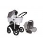 BABY MERC Q9/180 KOLICA TRIO BELA/SIVA - slika 1