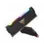 PATRIOT Memorija DDR4 32GB 2x16GB 3600MHZ Vipe Steel RGB BLACK Dual Channel PVSR432G360C0K - slika 2