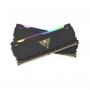 PATRIOT Memorija DDR4 32GB 2x16GB 3600MHZ Vipe Steel RGB BLACK Dual Channel PVSR432G360C0K - slika 1