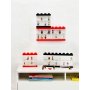 LEGO IZLOŽBENA POLICA ZA 16 MINIFIGURA: CRVENA - slika 4