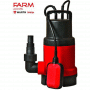 FARM powered by wurth FPN750 Potapajuća pumpa, sa plovkom, za nečistu vodu 750W - slika 1