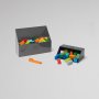 LEGO Skupljač kockica, dvodelni set, siva i crna - slika 2