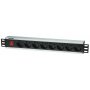 INTELLINET 19 inch 1.5U Rackmount 8-Way Power Strip - German Type - slika 1