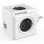 ALLOCACOC PowerCube Original USB 4xSchuko + dual USB 1202GY/DEOUPC - slika 1