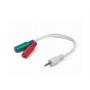 GEMBIRD Adapter 3.5mm-2x3.5mm M/F 0,2m  CCA-417 - slika 1