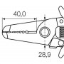 WIHA W33471 klešta za blankiranje 0.8-2.6mm 165mm - slika 2