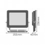 LEDVANCE LED reflektor 90W toplo bela - slika 3