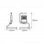 OSRAM Portabl Radni Reflektor S-Stalak 30 W 4000 K - slika 3