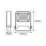 OSRAM LED Reflektor Flood 50W 3000k Tamno Sivi - slika 3