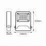 OSRAM LED Reflektor Flood 20W 3000k Tamno Sivi - slika 3