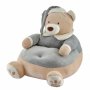 BABYJEM FOTELJA  FLUFFY MEDA SIVI - slika 1