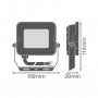 LEDVANCE LED reflektor 10W hladno bela, crni - slika 3