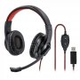 HAMA PC Slusalice Sa Mikrofonom HS-USB400, Stereo, Crne - slika 2