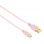 HAMA USB-C Kabl, Fleksibilan, Bakar,Pozlata, 0.75m Roze 135787 - slika 1