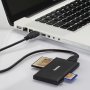 HAMA USB 3.0 Multi citac kartica, SD/microSD/CF/MS,crni 181018 - slika 3