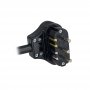COMMEL Priključni Kabl Trofazni 16A 400V 10000W 2m Bulk H05VV-F 5G2,5 - slika 2