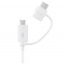 SAMSUNG Micro Usb kabl sa tip C adapterom beli EP-DG930-DWE - slika 4
