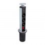 COMMEL Pop-Up utičnica 3 X šuko + 2 X USB 1.8m kabl 3x1,5 C234-181 - slika 1