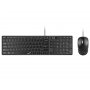 GENIUS SlimStar C126 USB US crna tastatura+ USB crni miš - slika 1