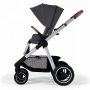 KINDERKRAFT EVERYDAY KOLICA ZA BEBE SET 2U1 DARK GREY - slika 2