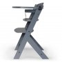 KINDERKRAFT STOLICA ZA HRANJENJE 2U1 ENOCK FULL GREY - slika 2