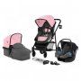 KINDERKRAFT Kolica za bebe Juli set 3u1 pink KKWJULIPNK3000 - slika 1