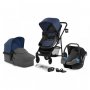 KINDERKRAFT Kolica za bebe Juli set 3u1 denim - slika 1