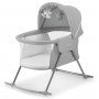 KINDERKRAFT Prenosivi krevetac-Kolevka za bebe Lovi Grey - slika 2