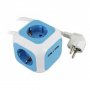 COMMEL Prenosiva utičnica 4xschuko 16A 250V+2xUSB 5V 2.1A  C234-161 - slika 1