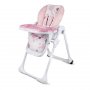 KINDERKRAFT Stolica za hranjenje YUMMY pink - slika 1