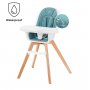 KINDERKRAFT Hranilica za bebe 2u1 Tixi Turquoise - slika 1