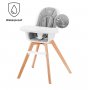 KINDERKRAFT Hranilica za bebe 2u1 Tixi Grey - slika 1