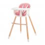 KINDERKRAFT Hranilica za bebe 2u1 Sienna Pink - slika 1
