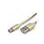 KETTZ Kabl USB Tip C 1m CAB-K010 Metalni Gold - slika 1