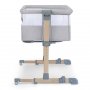 KINDERKRAFT Kolevka-Krevetac za bebe Neste Air Grey Light Melange Full Wood - slika 3