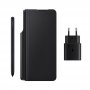 SAMSUNG Maska Preklop+Olovka+Punjac Fold 3 Crna - slika 1
