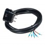 COMMEL Priključni kabl trofazni 16A 400V 10000W crni 3m H05VV-F 5G2,5 C0719 - slika 1