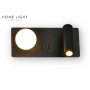 VESTA 478 ZIDNA LAMPA 3W+3W 3000K CRNA - slika 2