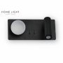 VESTA 478 ZIDNA LAMPA 3W+3W 3000K CRNA - slika 1