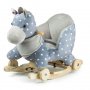 KINDERKRAFT Konjić guralica gray - slika 1