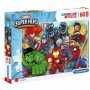 CLEMENTONI PUZZLE 60 MAXI SUPERHERO PUZLE - slika 1