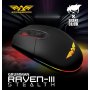 ARMAGGEDDON Raven III Stealth Gaming miš USB optički - slika 3