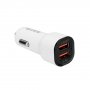 S-LINK AUTO PUNJAČ ZA MOB 2XUSB+KABL LIGHT 1M 2.4A SL-EC30L BELI-35680 - slika 2